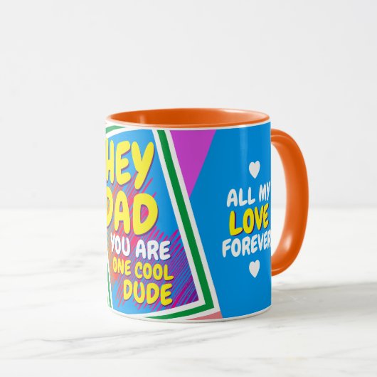 De beste vader ooit - Een koude vader Mok (Voorkant rechts)