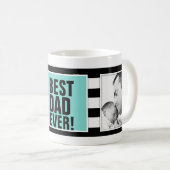 De beste vader ooit. Happy Vaderdag Koffiemok (Voorkant rechts)