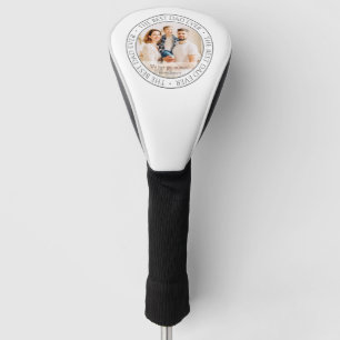De beste vader ooit Moderne Klassieke Foto Golfheadcover