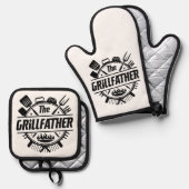 De beste vader ooit ovenwant & pannenlap set (Voorkant / Achterkant)