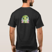 De beste vader ooit schattig groene dinosaurus T-s T-shirt (Achterkant)