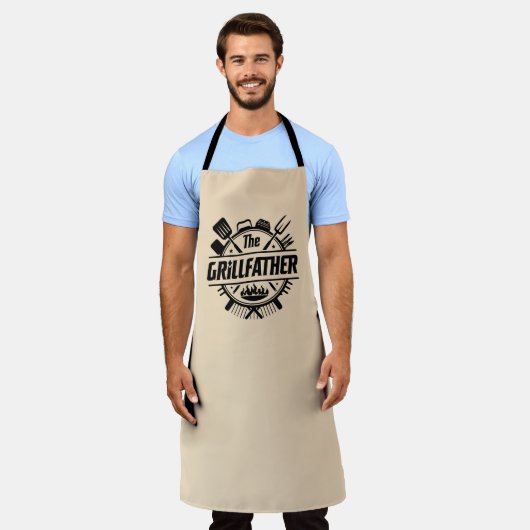 De beste vader ooit schort (Gedragen)