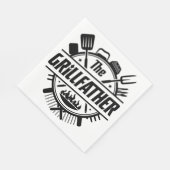 De beste vader ooit servet (Hoek)