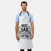 De beste vader ooit Vaderdag Papa vraagt gewoon aa Schort (Gedragen)