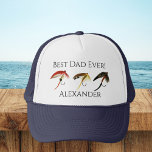 De beste vader ooit. Vissenvangers Trucker Pet<br><div class="desc">De beste vader ooit. Vissenvissers Pet voor de FlyFishing. De petten van onze gepersonaliseerde vissers zijn fantastische geschenken om welke reden dan ook.</div>