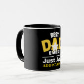 De beste vader ooit vraagt het gewoon.. Gepersonal Mok (Voorkant links)