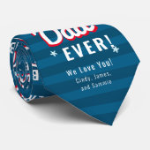 De beste vader ooit waar we van houden. stropdas (Opgerold)