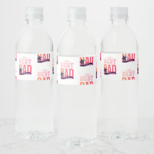 De Beste Vader Ooit Waterfles Etiket