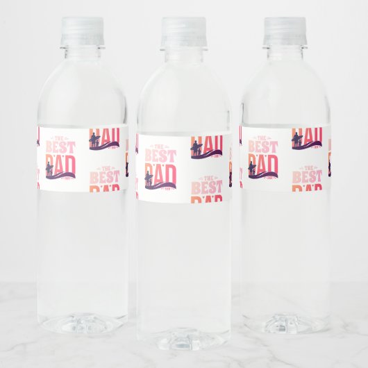 De Beste Vader Ooit Waterfles Etiket (Flessen)
