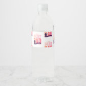 De Beste Vader Ooit Waterfles Etiket (Voorkant)