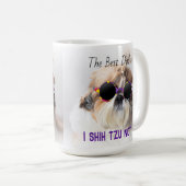 De Beste vader Shih Tzu Niet schattige grappige ho Koffiemok (Voorkant rechts)
