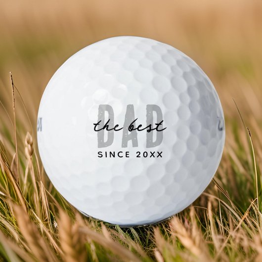 De beste vader sinds 20XX Modern Simple Preppy Golfballen