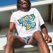 De beste vader T-Shirt ter wereld op maat