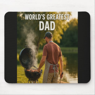 De beste vader ter wereld - Backyard BBQ Edition Muismat