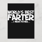 De beste vader ter wereld bedoel ik vader briefkaart (Voorkant)