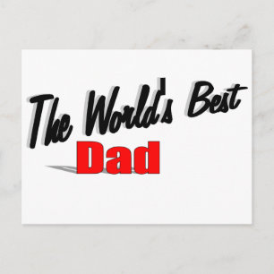 De beste vader ter wereld briefkaart
