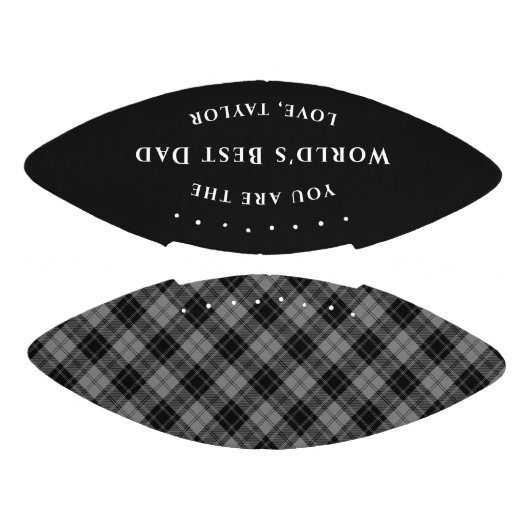 De beste vader ter wereld, Douglas Gray Tartan Pse American Football (Panelen)
