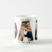 De beste vader ter wereld fotocollage koffiemok (Center)