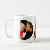 De beste vader ter wereld fotocollage koffiemok (Links)