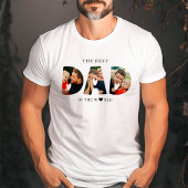 De beste vader ter wereld fotocollage t-shirt