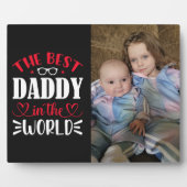 De beste vader ter wereld fotoplaat (Voorkant)