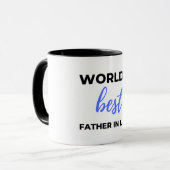 De beste vader ter wereld in wet 2 mok (Voorkant links)