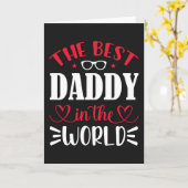 De beste vader ter wereld kaart (Gele Bloem)