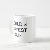 De beste vader ter wereld koffiemok (Voorkant links)