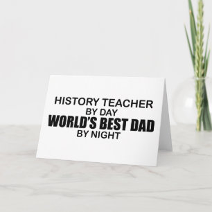 De beste vader ter wereld - leraar geschiedenis kaart