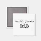 De beste vader ter wereld magneet (Voorkant / Achterkant)