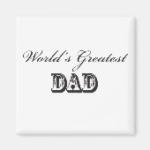 De beste vader ter wereld magneet (Voorkant)