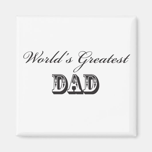 De beste vader ter wereld magneet (Voorkant)