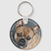 De beste vader ter wereld - Pet Photo Dog Dad - Ik Sleutelhanger (Voorkant)