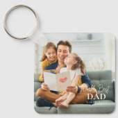 De beste vader ter wereld sinds 20XX moderne foto Sleutelhanger (Voorkant)