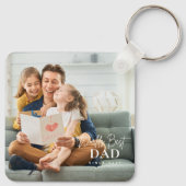 De beste vader ter wereld sinds 20XX moderne foto Sleutelhanger (Achterkant)