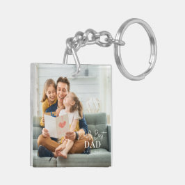 De beste vader ter wereld sinds 20XX moderne foto Sleutelhanger