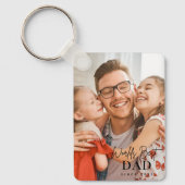 De beste vader ter wereld sinds 20XX moderne foto Sleutelhanger (Voorkant)