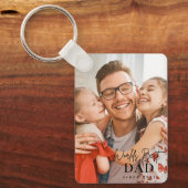 De beste vader ter wereld sinds 20XX moderne foto Sleutelhanger (Voorkant)