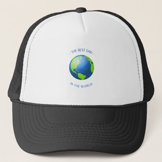 De beste vader ter wereld trucker pet (Voorkant)