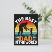 De Beste Vader Ter Wereld Vaderdag Feestdagenkaart (Staand voorkant)