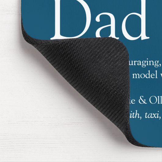 De beste vader vader van de wereld, vader, vader, muismat (Hoek)