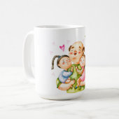 De beste vader Vaderdag Coffee Mok (Voorkant links)