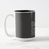 De beste vader-vaders definitie van de wereld tweekleurige koffiemok (Links)