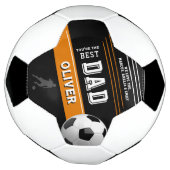 De beste vader van de moderne vader Keepsake Footb Voetbal (Gedraaid)