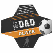 De beste vader van de moderne vader Keepsake Footb Voetbal (Enkel)