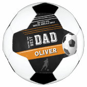 De beste vader van de moderne vader Keepsake Footb Voetbal (Voorkant)