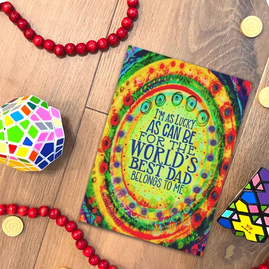 "De beste vader van de wereld behoort tot mij!" in Kaart