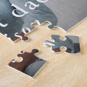 De beste vader van de wereld, foto en naam legpuzzel (Zijkant)