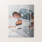 De beste vader van de wereld, foto en naam legpuzzel (Verticaal)