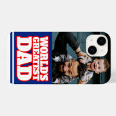 De beste vader van de wereld personaliseert foto Case-Mate iPhone case (Achterkant (horizontaal))